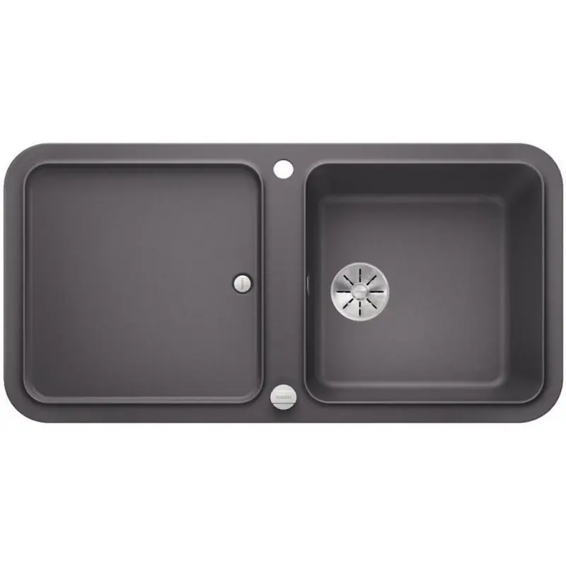 Neu BLANCO YOVA XL 6 S Silgranit PuraDur 2 felsgrau InFino Ablauf 523595