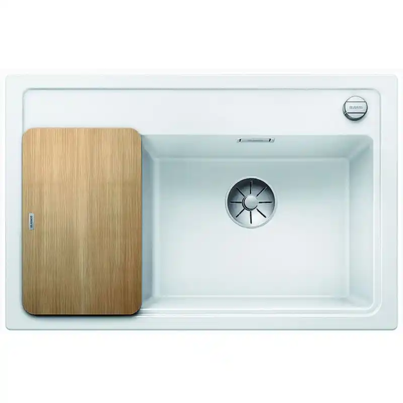BLANCO ZENAR XL 6 S Compact Silgranit weiss Holzschneidbrett InFino Ablauf 523768 Begrenztes Angebot
