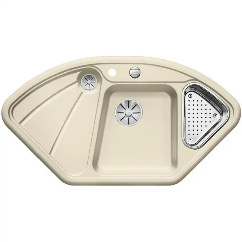 BLANCO DELTA Keramik PuraPlus Farbe jasmin InFino Ablauf 523721 Echt