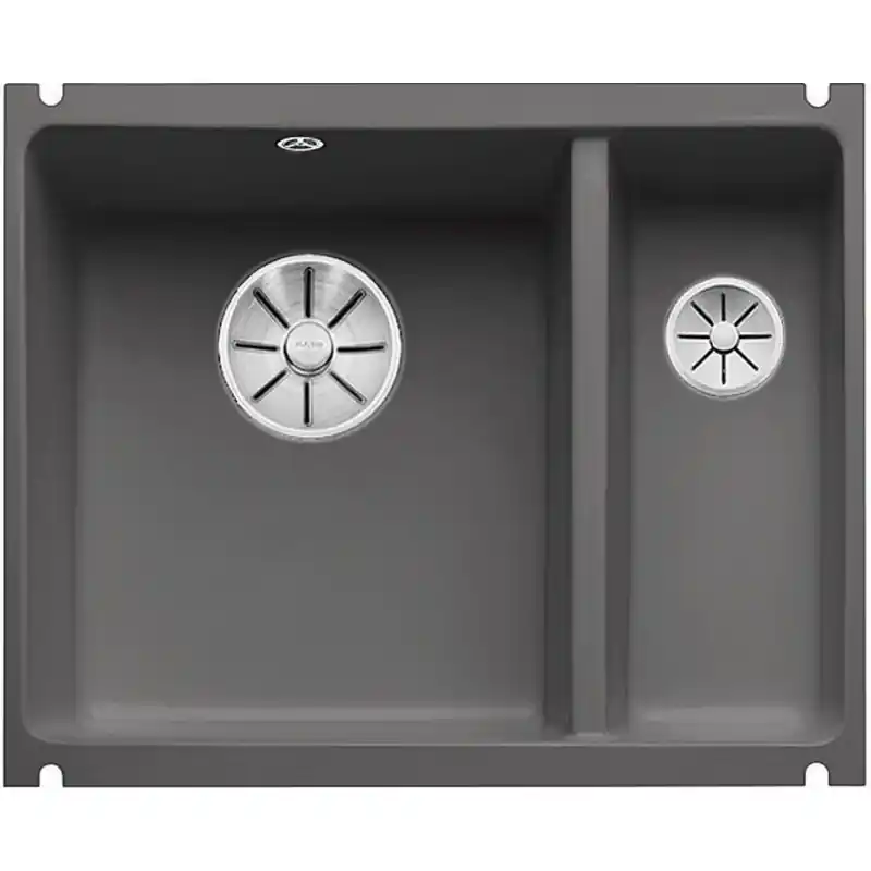 BLANCO SUBLINE 350/150-U Keramik PuraPlus basalt InFino Ablauf 523746 Neue Ware