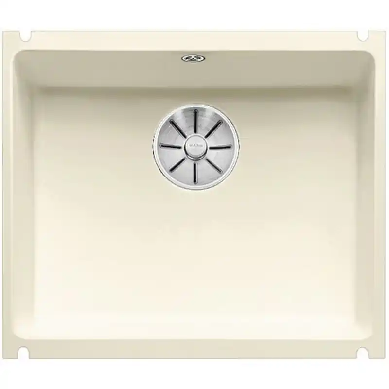 BLANCO SUBLINE 500 U Keramik PuraPlus magnolia glänzend InFino Ablauf 523734 Ausverkauf