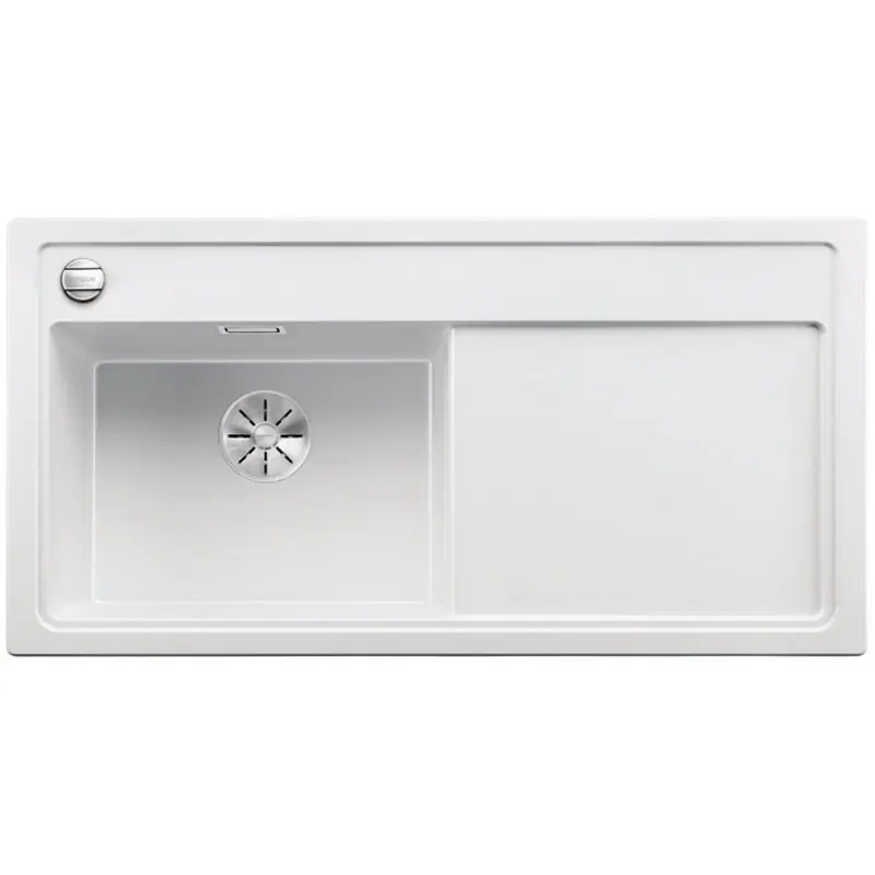 Ausverkauf BLANCO ZENAR XL 6 S-F Silgranit Becken links weiss InFino Ablauf 523929