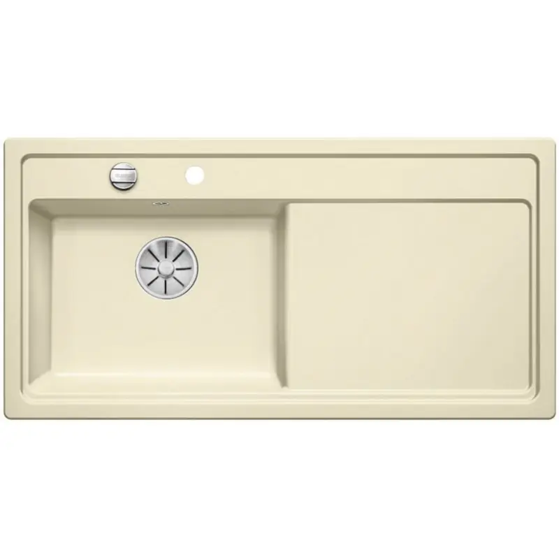 Zertifiziert BLANCO ZENAR XL 6 S Keramik Becken links jasmin InFino Ablauf 524172