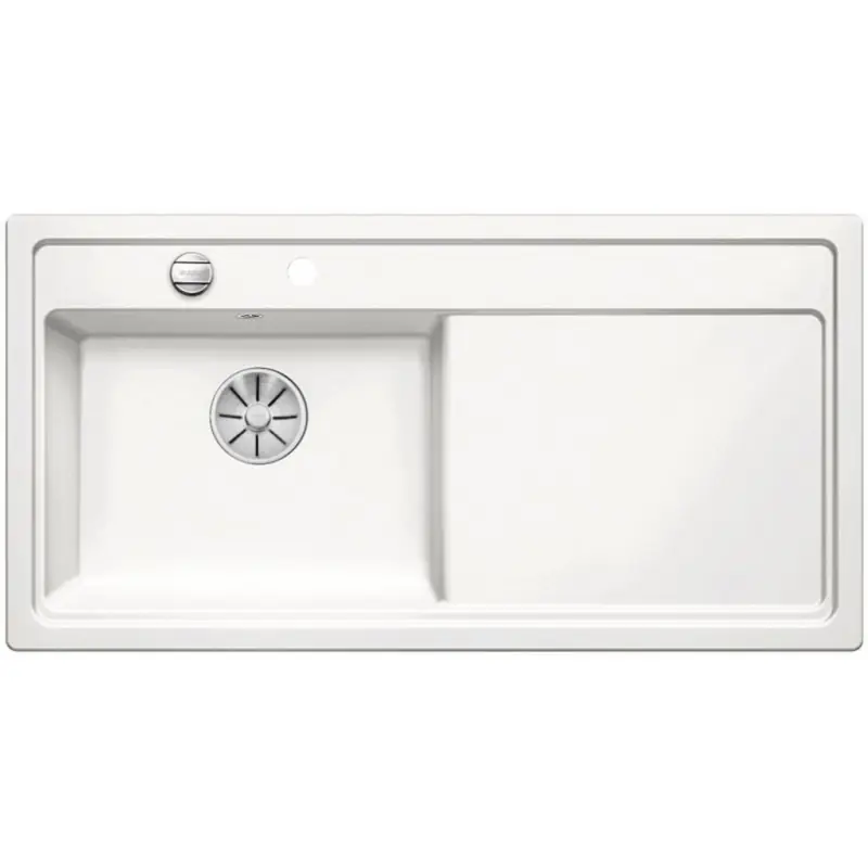 BLANCO ZENAR XL 6 S Keramik Becken links kristallweiss glänzend InFino Ablauf 524166 Top-Seller