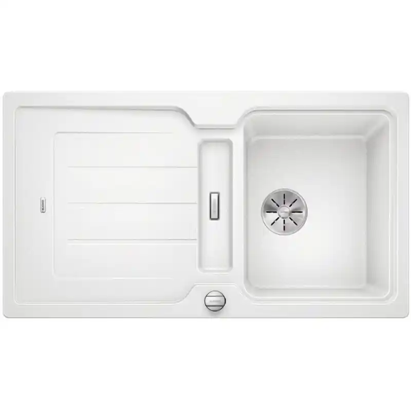 Sonderaktion BLANCO CLASSIC Neo 5 S Silgranit PuraDur weiss InFino Ablauf 524019