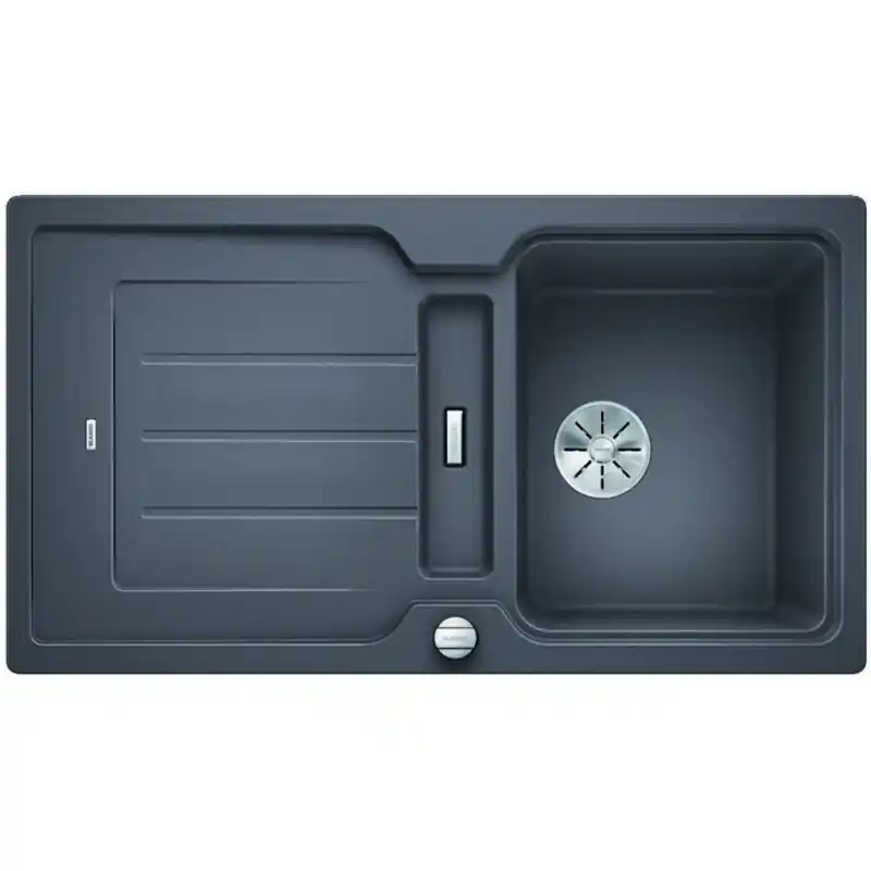 BLANCO CLASSIC Neo 5 S Silgranit PuraDur felsgrau InFino Ablauf 524016 Aktuell