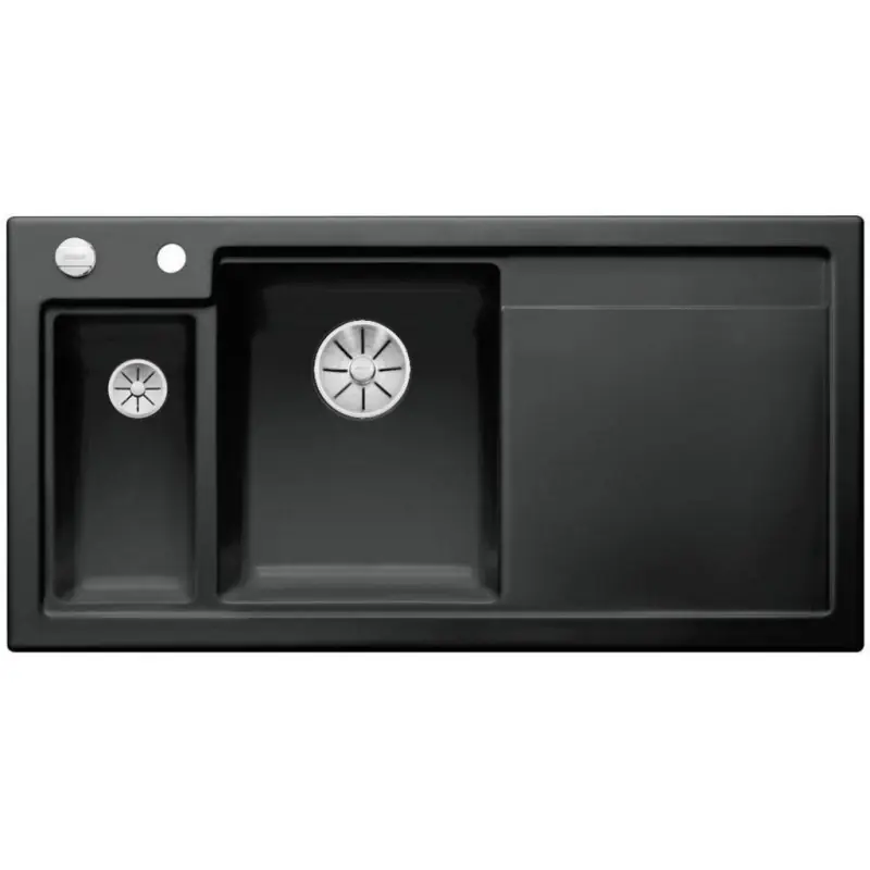 BLANCO AXON II 6 S Keramik Becken links schwarz InFino Ablauf 524150 Sale