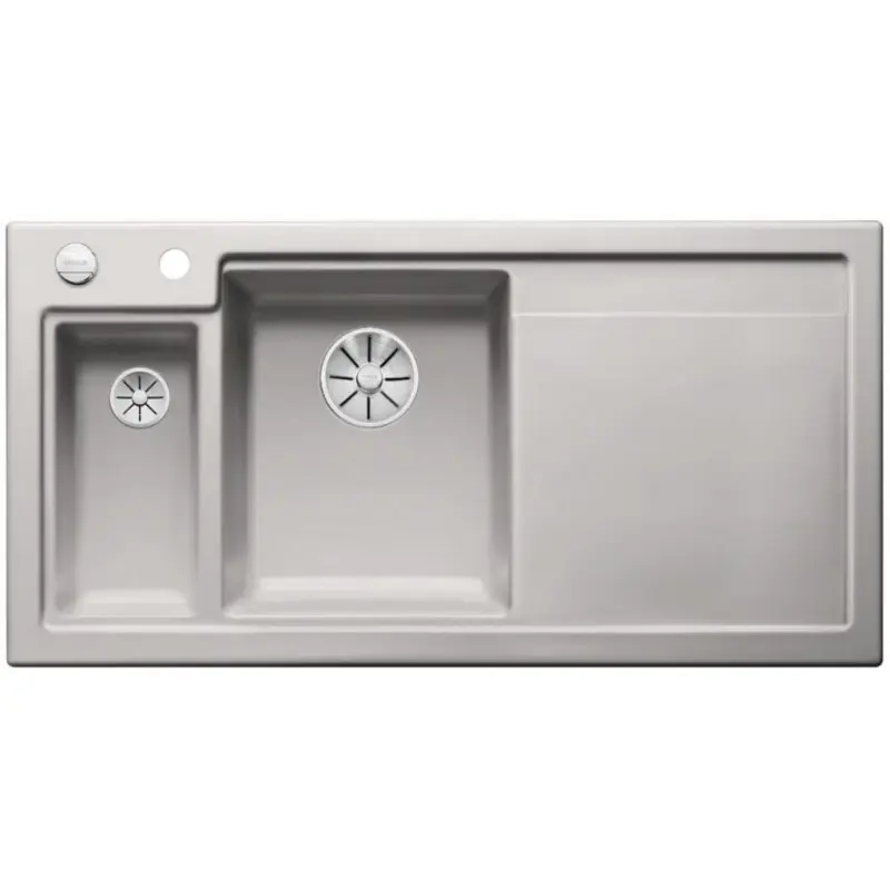 BLANCO AXON II 6 S Keramik Becken links alugrau InFino Ablauf 524146 Ausverkauf
