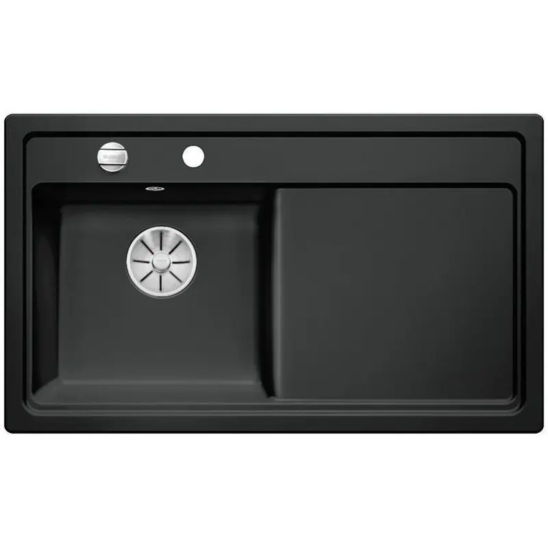 Super-Preis BLANCO ZENAR 45 S Keramik Becken links schwarz InFino Ablauf 524164