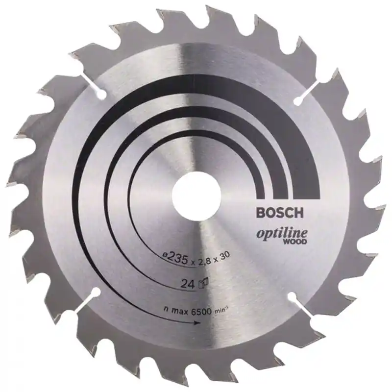 BOSCH Blätter Säge kreisförmige Optiline wood 235 x 30/25 x 2,8 mm 24, 2608640725 Preis Gesenkt