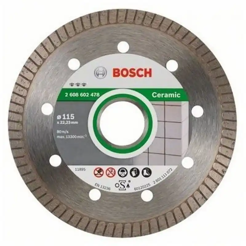 BOSCH Diamanttrennscheibe Best for Ceramic Extra-Clean Turbo, 115x22,23x1,4x7mm Top-Angebot