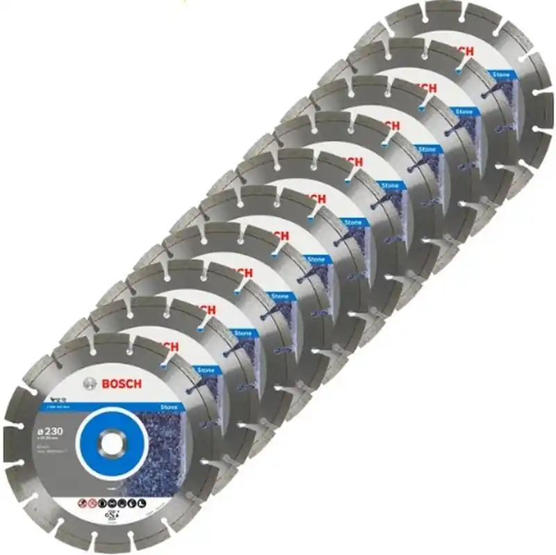 Neu Im Sortiment BOSCH DiamantTrennscheibe Standard Stone, 125 mm, 10 Stück 2608603236