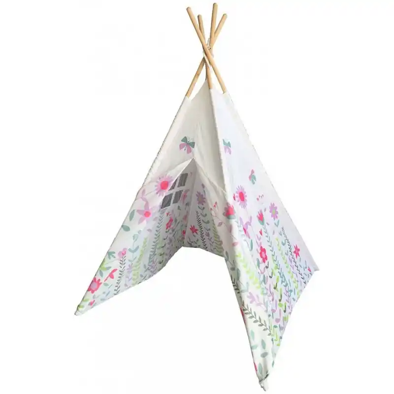 Knallerangebot G21 Kinderzelt TEEPEE Frühlingswiese pink 60026156