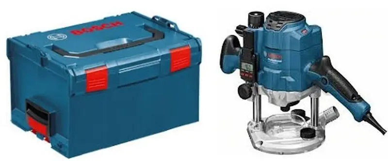 BOSCH GOF 1250 LCE Professional Oberfräse + L-Boxx 0601626101 Kracherpreis