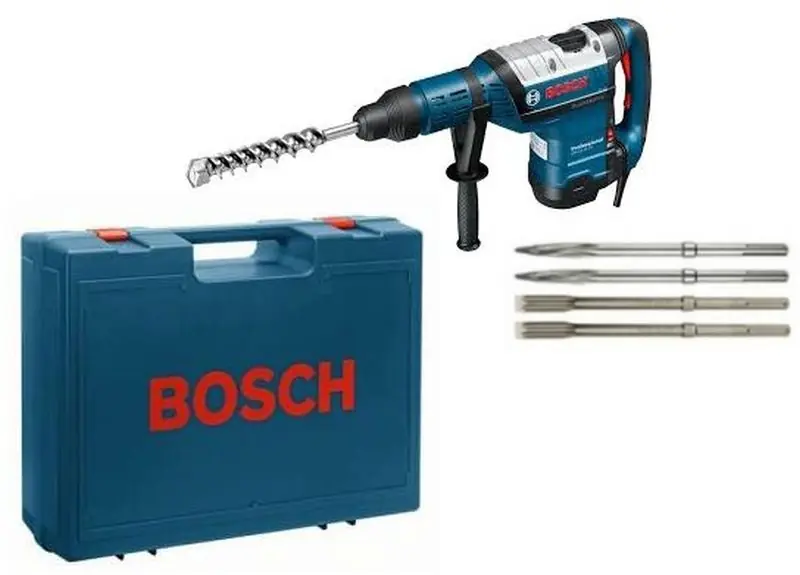 Bosch Professional Bohrhammer GBH 8-45 DV UNI mit SDS-max und Meißel-Set Neue Ware