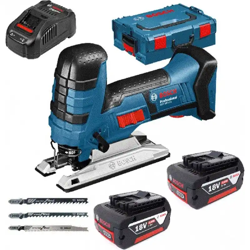 Bosch Akku-Stichsäge GST 18 V-LI S, mit 2 x 5,0 Ah Li-Ion Akku, L-BOXX, 0615990HL1 Jetzt Bestellen