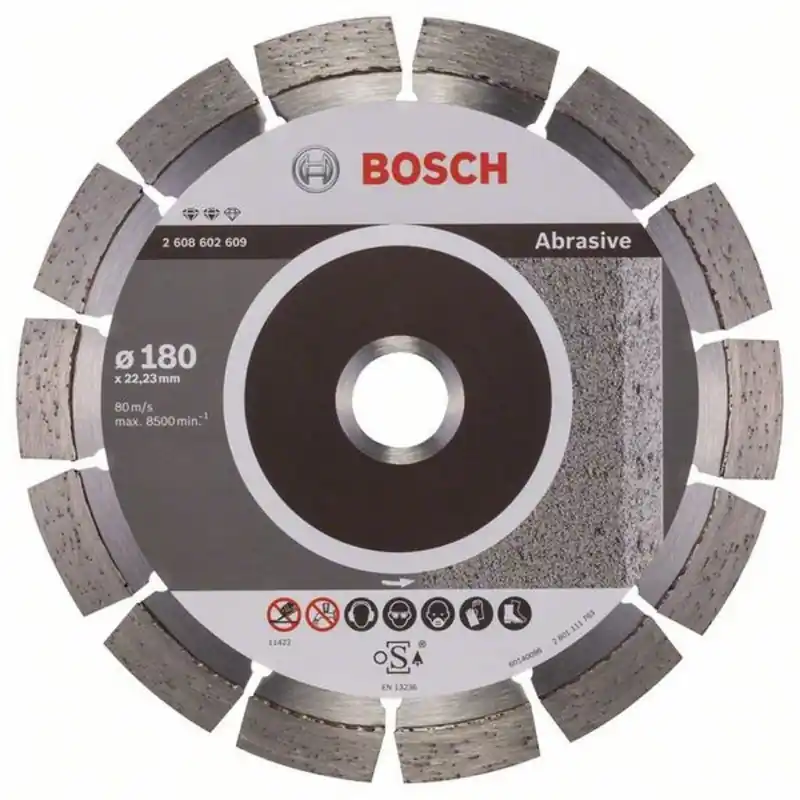 Kracherpreis Bosch Diamanttrennscheibe Expert for Abrasive, 180 x 22,23 x 2,4 x 12 mm