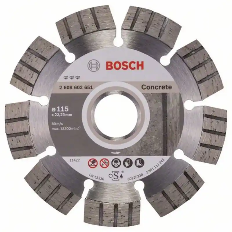 Bosch Diamanttrennscheibe Best for Concrete, 115 x 22,23 x 2,2 x 12 mm Bestpreis