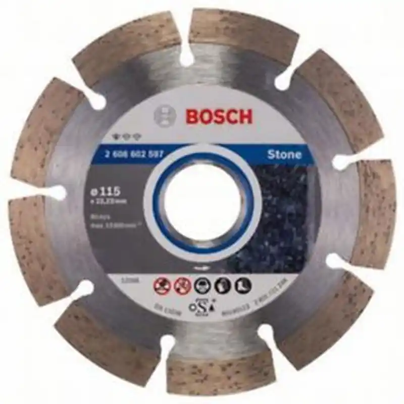 Finale Aktion Bosch Diamanttrennscheibe Standard for Stone, 115 x 22,23 x 1,6 x 10 mm, 1er-Pack