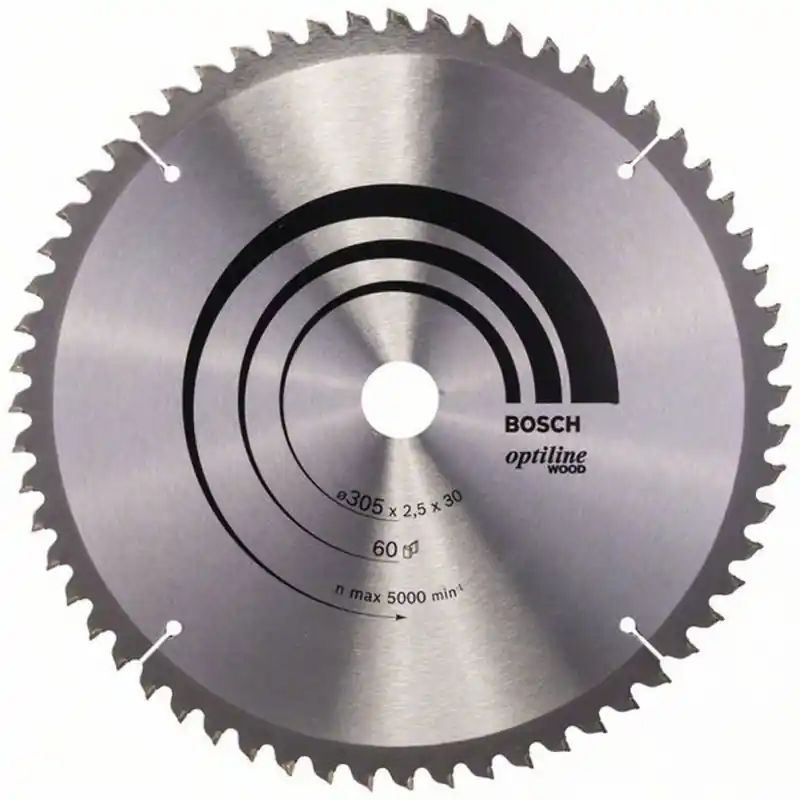 Preiswert Bosch Kreissägeblatt Optiline Wood für Kapp- und Gehrungssägen, 305 x 30 x 2,5 mm, 60