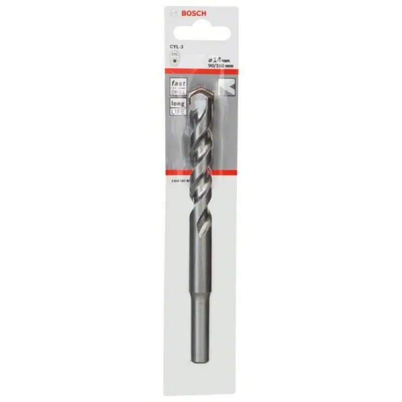 Preisreduziert BOSCH Betonbohrer CYL-3, 14 x 90 x 150 mm, 2608597669