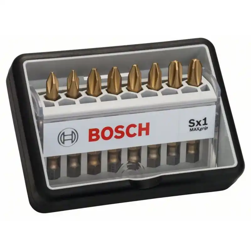 BOSCH 8-teiliges Schrauberbit-Set Robust Line Sx Max Grip 49 mm 2607002570 Meistverkauft
