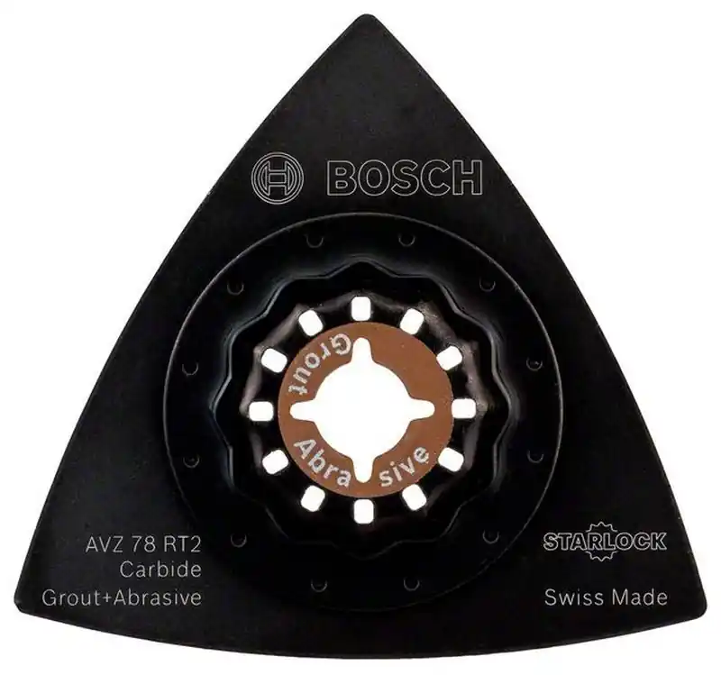 Bosch Starlock Schleifplatte AVZ 78 RT2, Carbide-RIFF, 78 mm, 2608661648 Aktuell