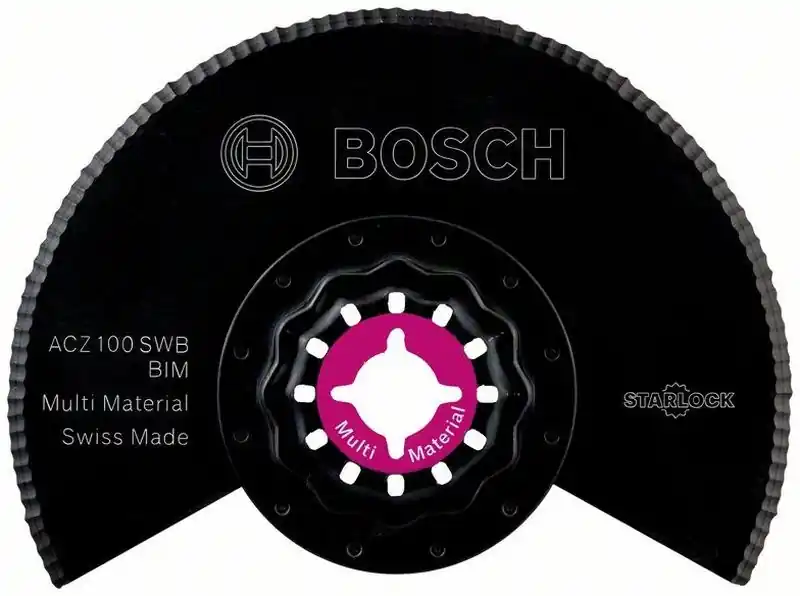 Bosch Starlock BIM Segmentwellenschliffmesser ACZ 100 SWB, 100 mm, 1er-Pack, 2608661693 Markenprodukt