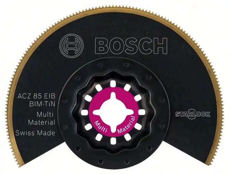 BOSCH Starlock BIM-TiN Segmentsägeblatt ACZ 85 EIB Multi Material, 85 mm, 1er-Pack Sonderaktion
