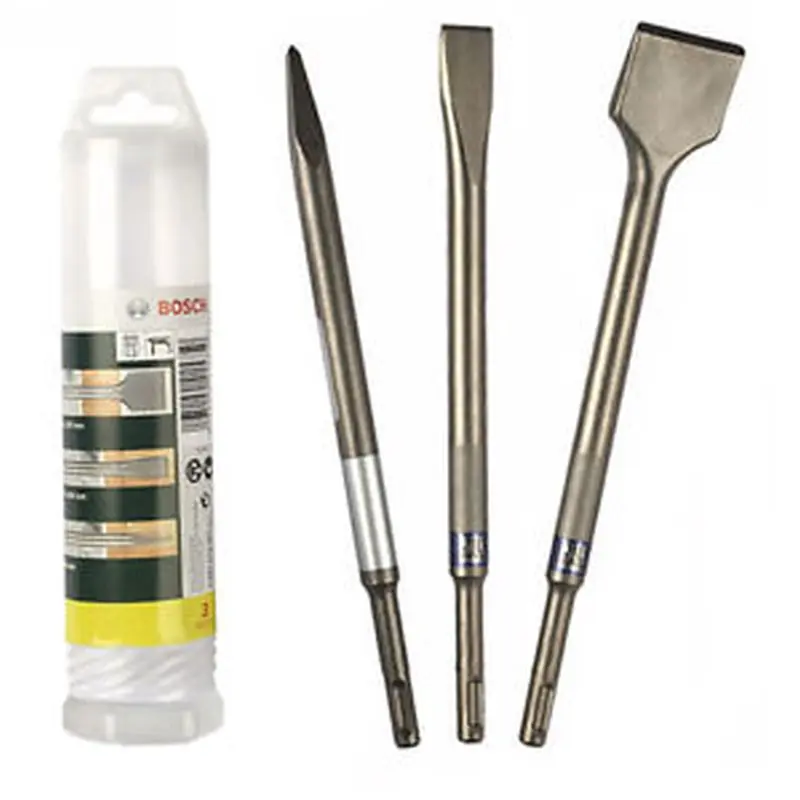 Abverkauf BOSCH 3-teiliges Meißel-Set SDS-plus 2607019457
