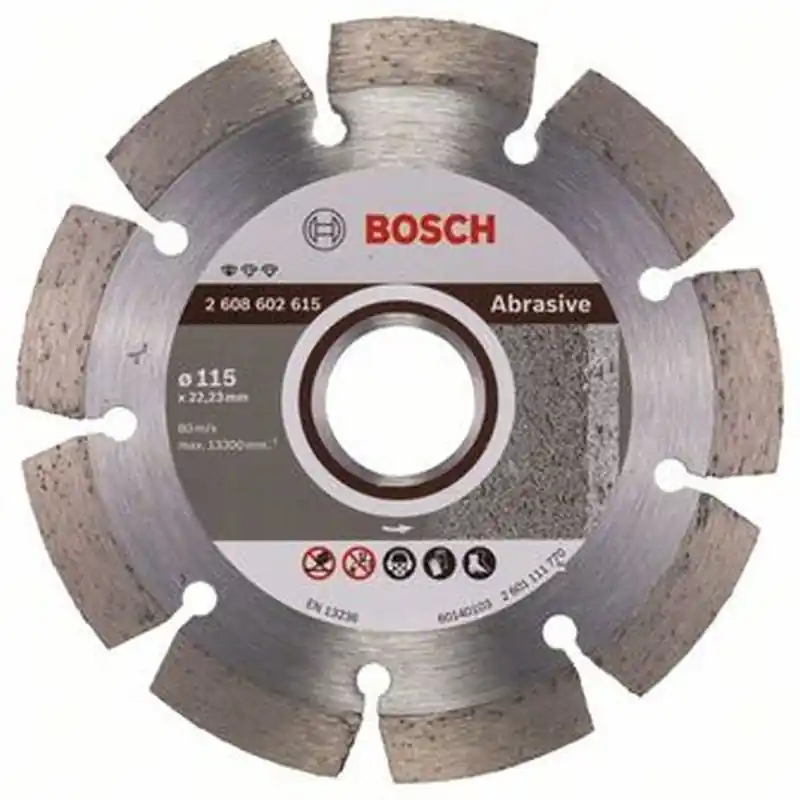 Abverkauf BOSCH Dia­mant­trenn­schei­be Standard für Abrasive 115 x 22,23 2608602615