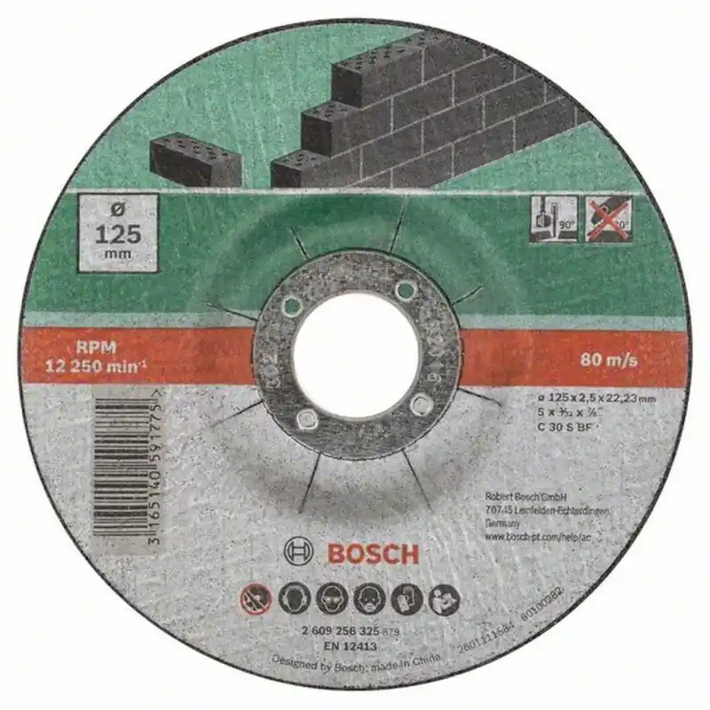 Bestseller BOSCH 5tlg. Trennscheiben-Set gekröpft für Stein 125x2,5mm, 5St. 2609256335