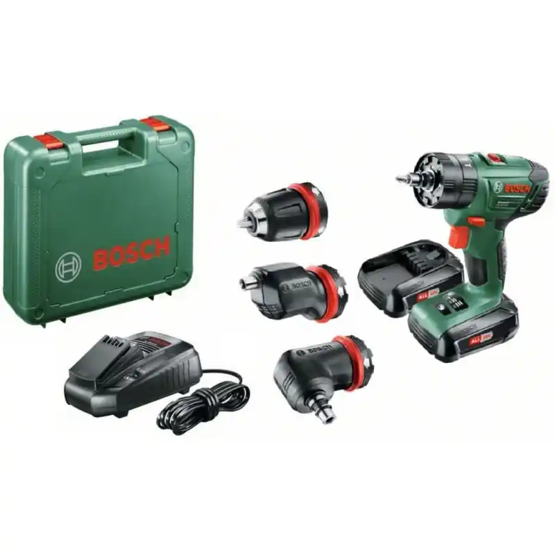 Preisknaller BOSCH AdvancedImpact 18 QuickSnap Akku-Zweigang-Schlagbohrschrauber (2 Akkupack)06039A3401