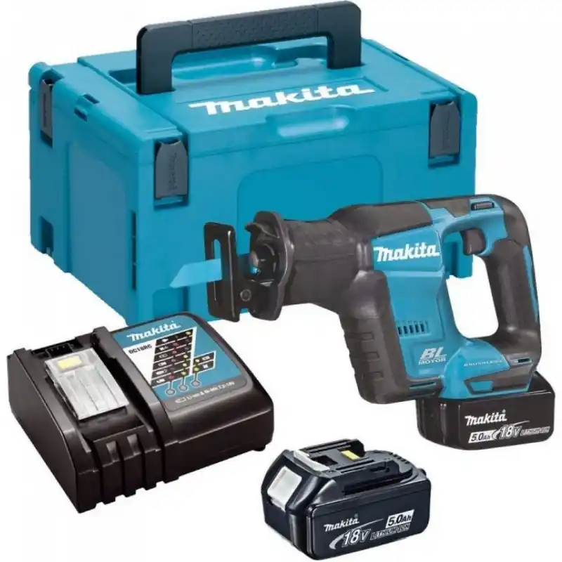 Makita DJR188RTJ Akku-Reciprosäge LXT (2x5,0Ah/18V), Makpac Top-Preis