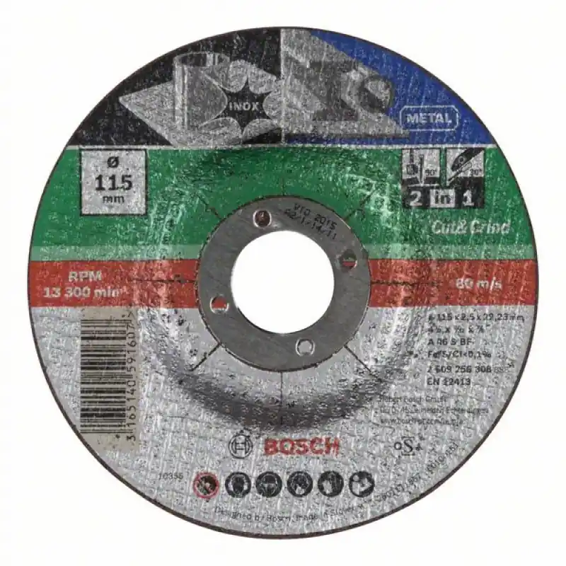 BOSCH Trenn- und Schruppscheibe 2-in1, 115x2,5 mm 1St 2609256308 Top-Seller