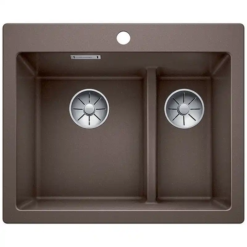 Knallerangebot BLANCO PLEON 6 Split Silgranit PuraDur Farbe cafe InFino Ablauf 523705