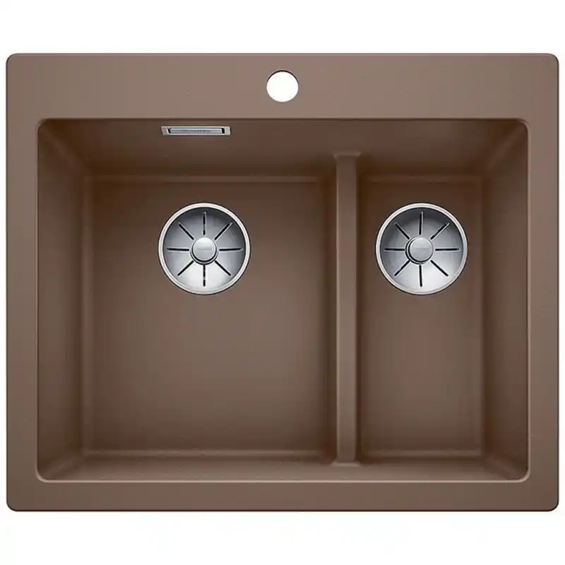 BLANCO PLEON 6 Split Silgranit PuraDur Farbe muskat InFino Ablauf 523704 Preisreduziert