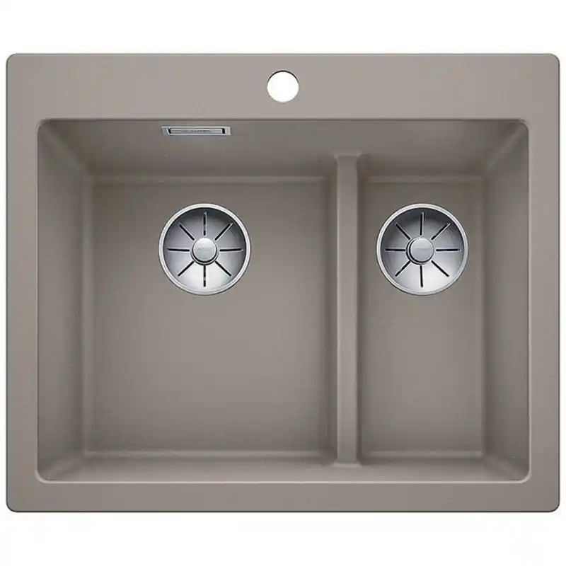 BLANCO PLEON 6 Split Silgranit PuraDur Farbe tartufo InFino Ablauf 523703 Sichere Zahlung