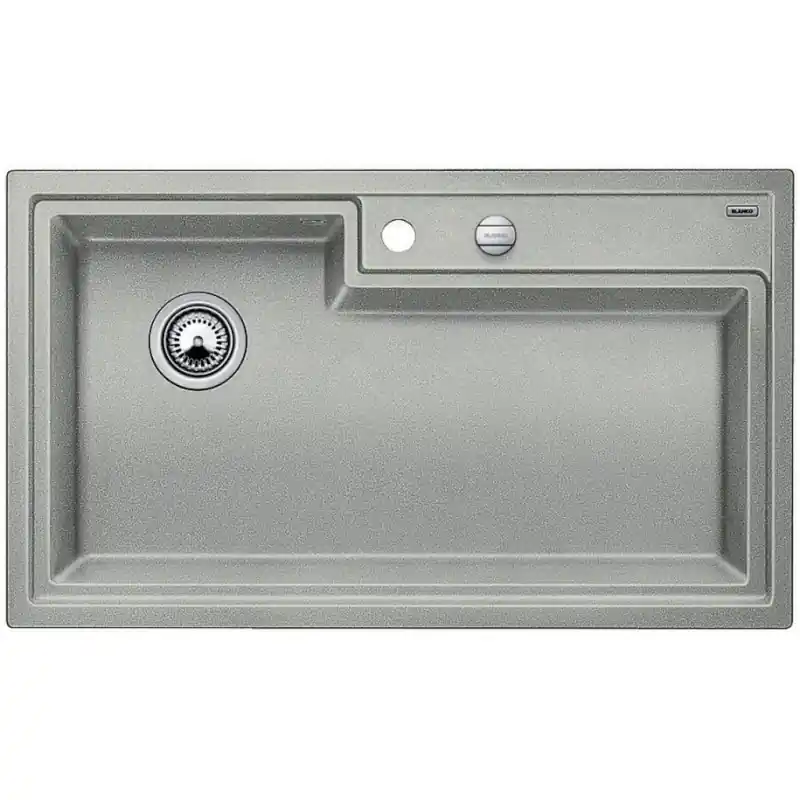 BLANCO PLENTA Silgranit PuraDur 2 Farbe perlgrau 520598 Preis Gesenkt