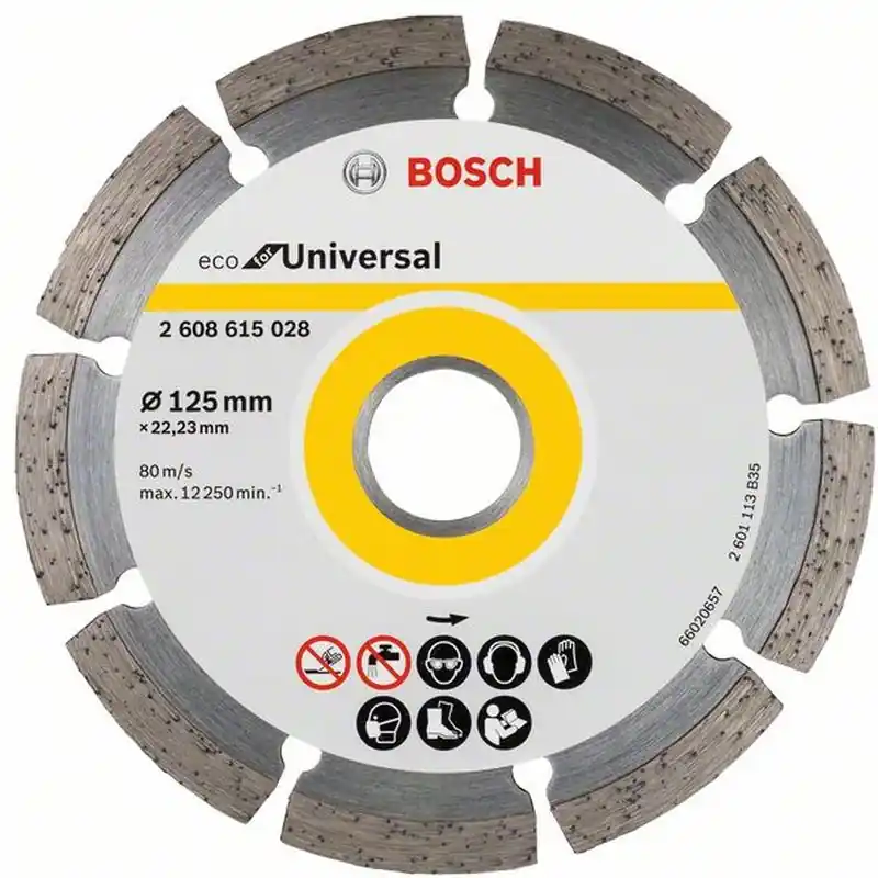 BOSCH ECO for Universal Diamanttrennscheibe ECO segment 125x22,23mm 10 Stück 2608615041 Schnäppchen