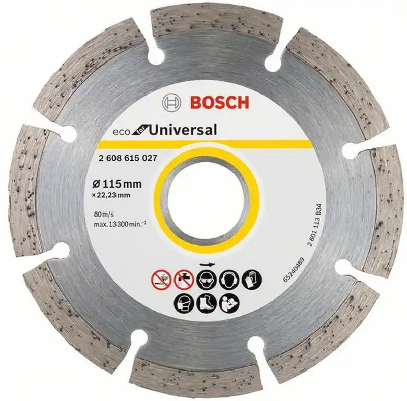 BOSCH ECO for Universal Diamanttrennscheibe ECO segment 115mm 10 Stück 2608615040 Expressversand