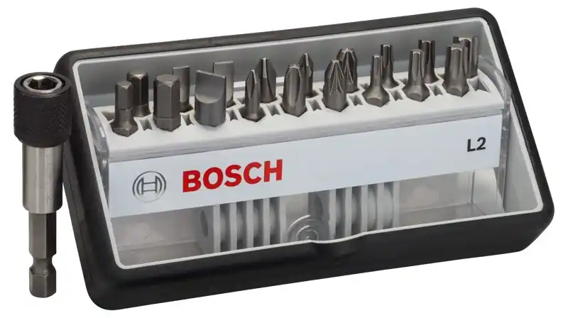 BOSCH 18+1 Schrauberbit-Set Robust Line L Extra-Hart 2607002568 Meistverkauft
