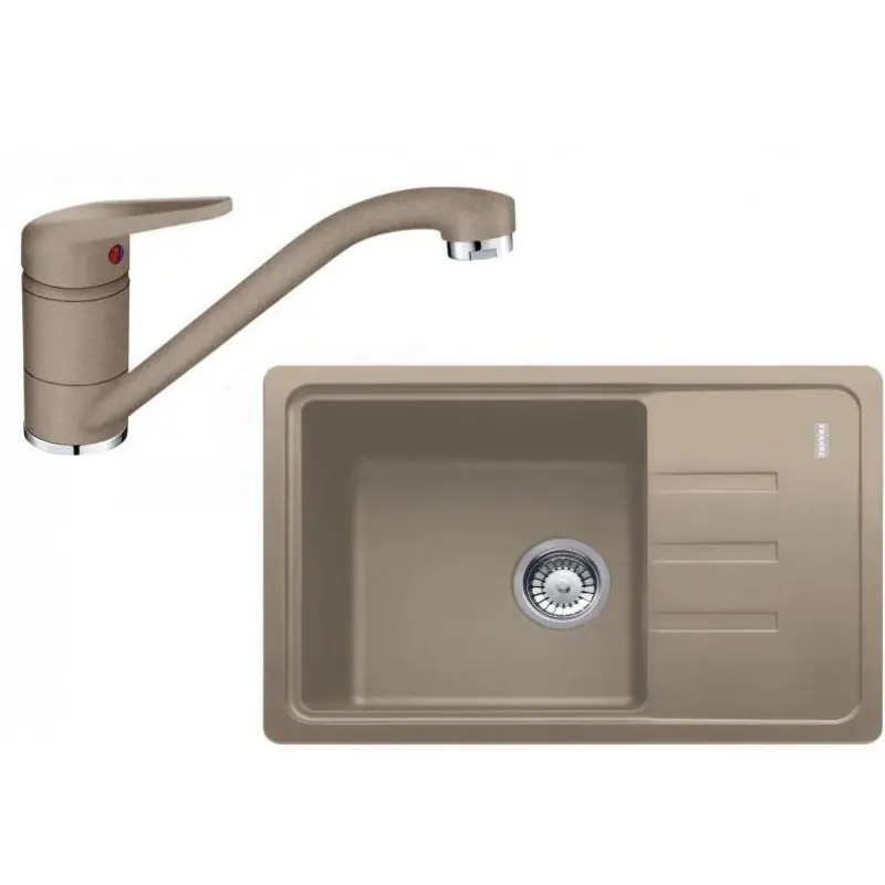 Top-Preis Franke SET G117 Granite sink BSG 611-62 Kaschmir FC 9541,424 Kaschmir 114.0510.434