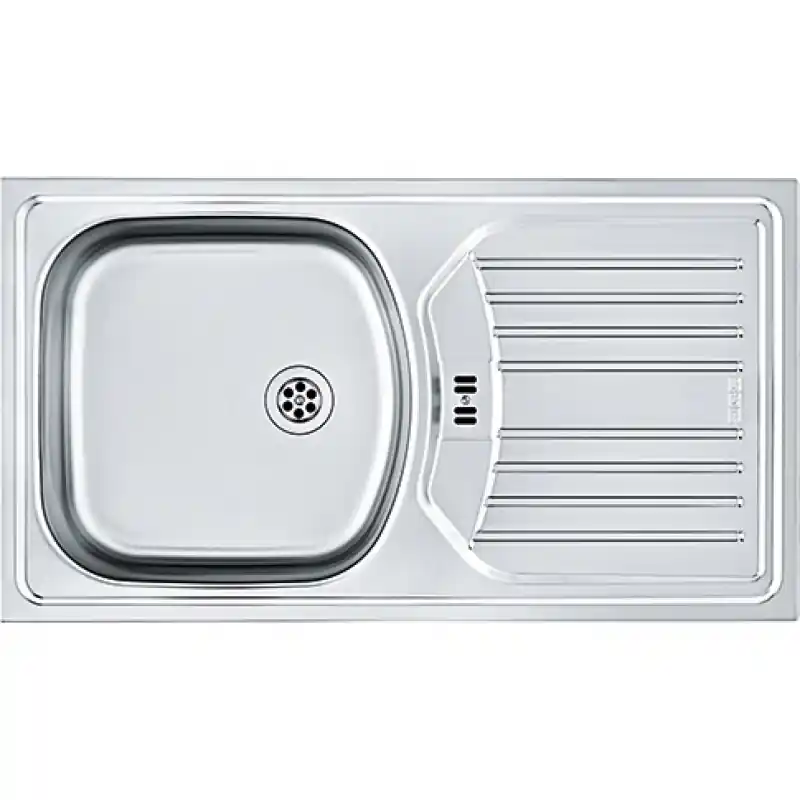 FRANKE ETN 614 NOVA 6/4 "78x43, Spüle aus Edelstahl (mit Stopfen) 101.0363.371 Bestpreis