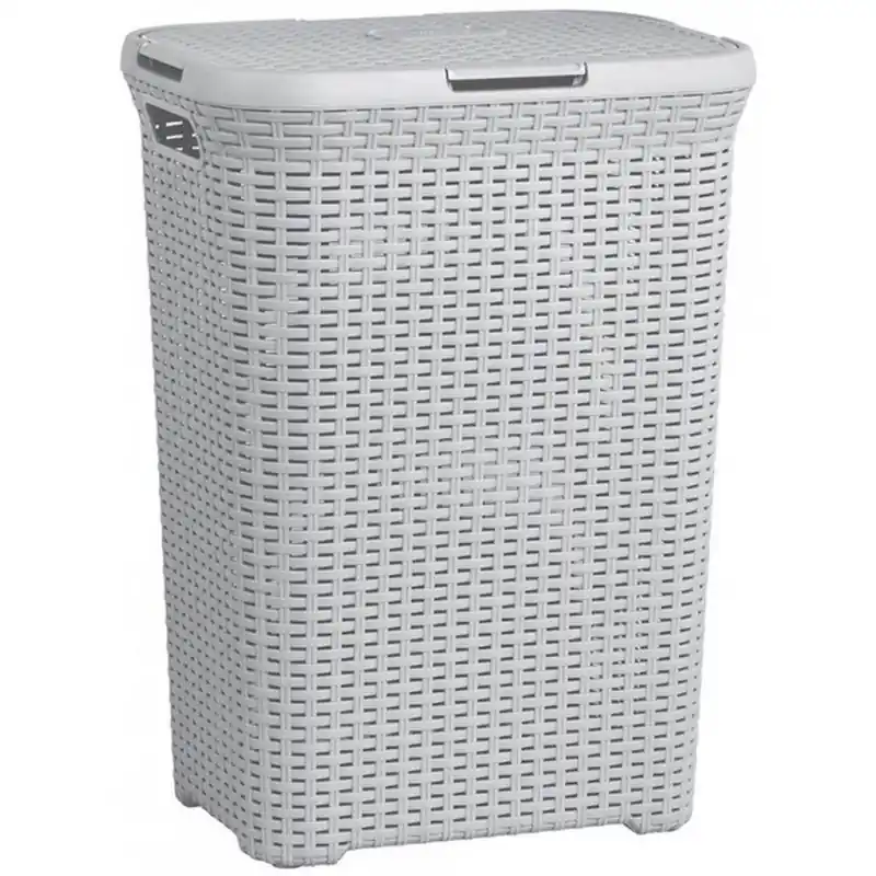 CURVER STYLE 60L Wäschesammler 44,8 x 61,5 x 34,1 cm, hellgrau 00707-099 Sichere Zahlung
