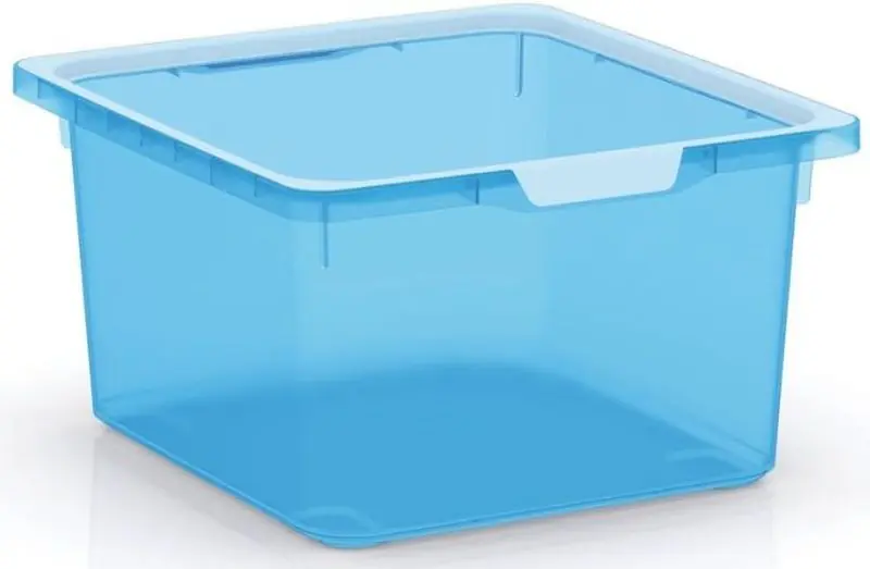 Bestpreis KIS KISKREO BOX M 17,5L Aufbewahrungsbox 39x35x20,5cm transparent blau