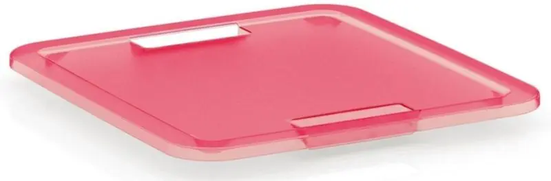 Neu KIS KISKREO S-M Deckel 39x35x2cm transparent fuchsia