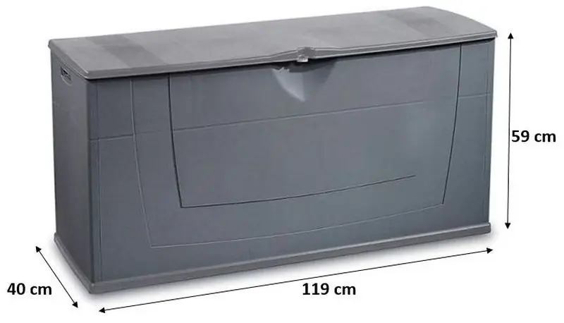 KIS KARISMA 200L Kunststoffbox 119x40x59cm grau Aktuell