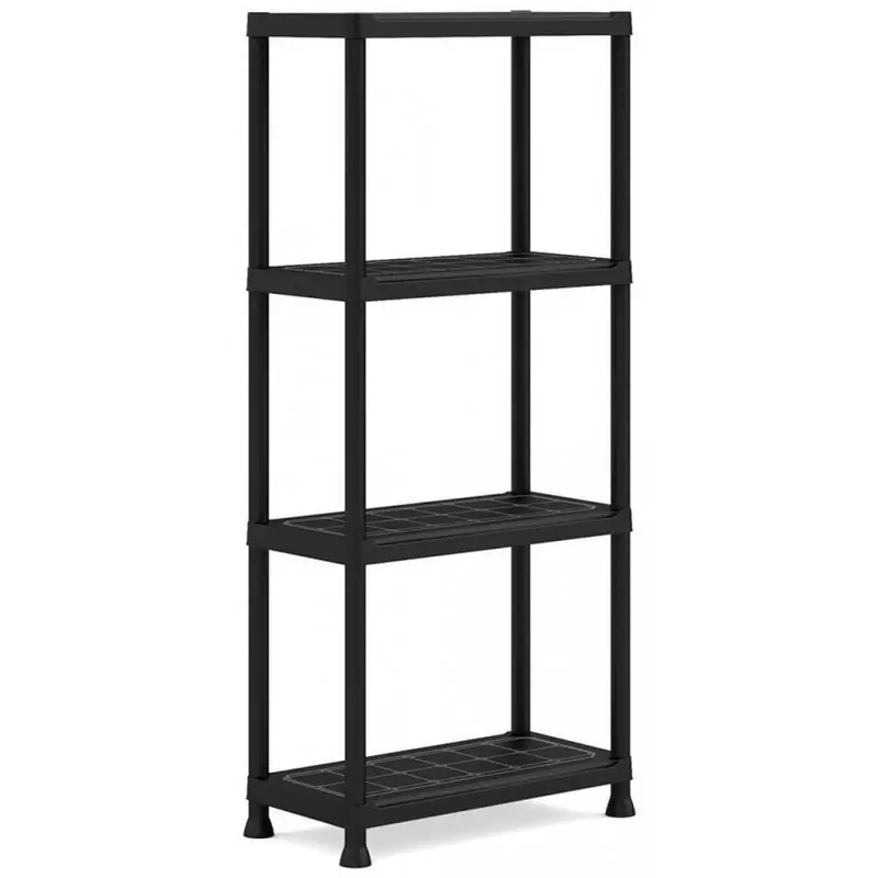 Top-Preis KIS PLUS 60/4 Kunststoffregal 60x30x135cm, schwarz