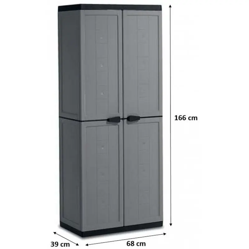 Bestpreis KIS JOLLY UTILITY Kunststoffgehäuse 68x39x166cm dunkelgrau